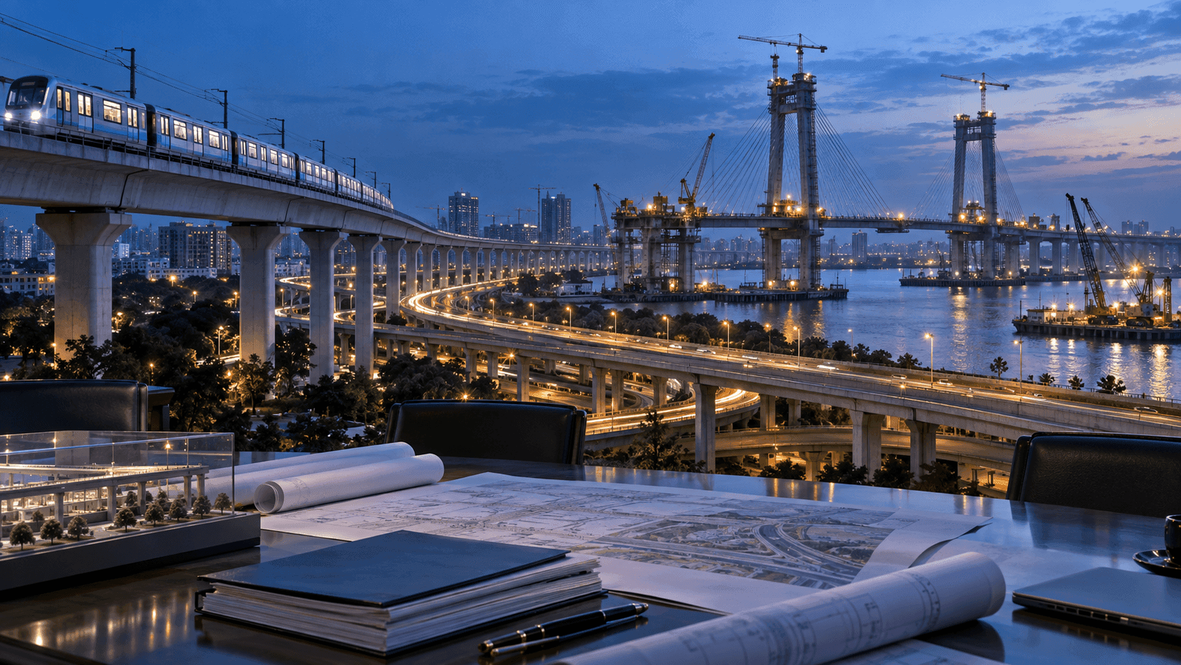 Indian metro, bridge and highway infrastructure under development